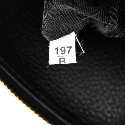 Prada Vitello Phenix Shoulder Bag Black 8 of 11