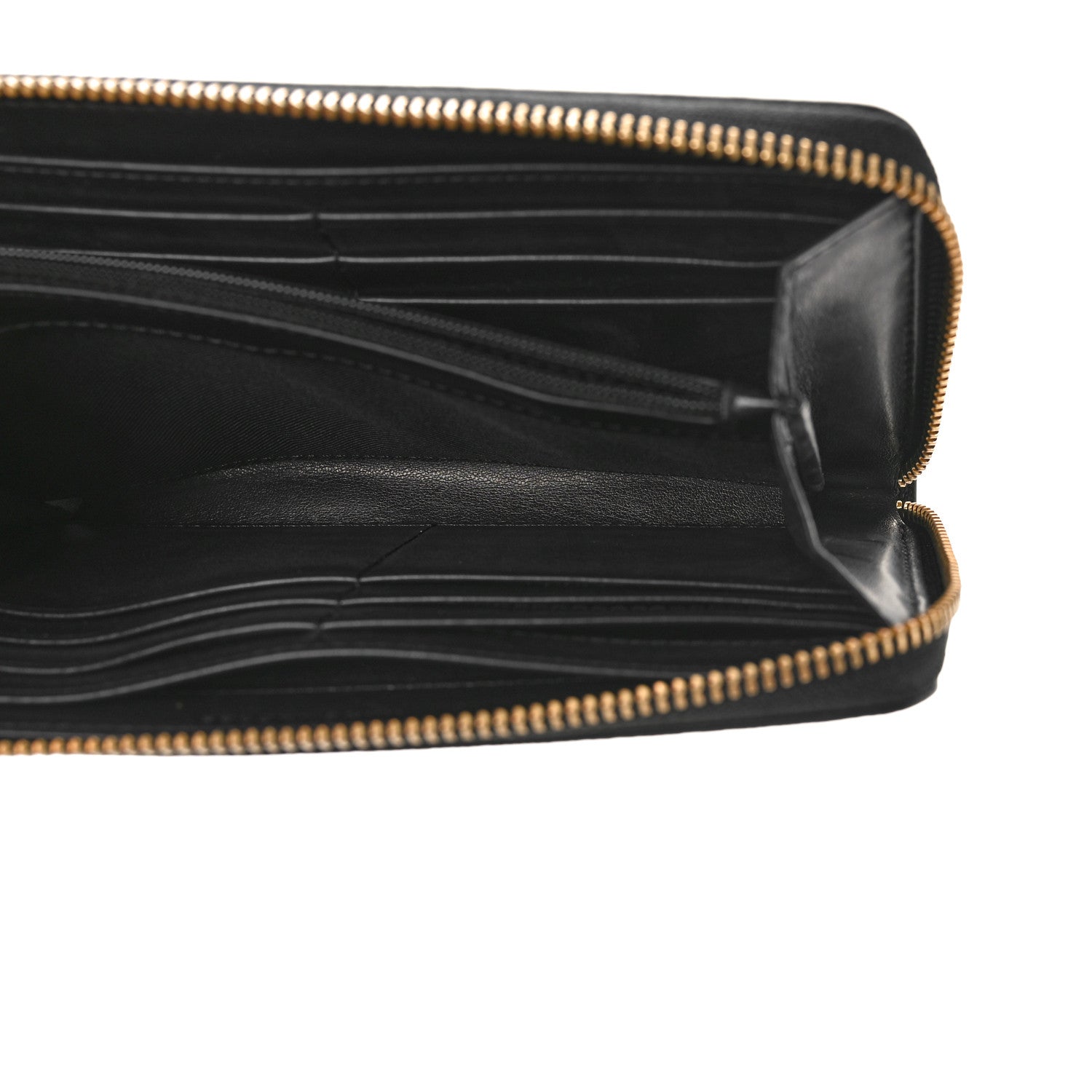 Marc Jacobs Calfskin Long Zip Around Wallet Black 6 of 8