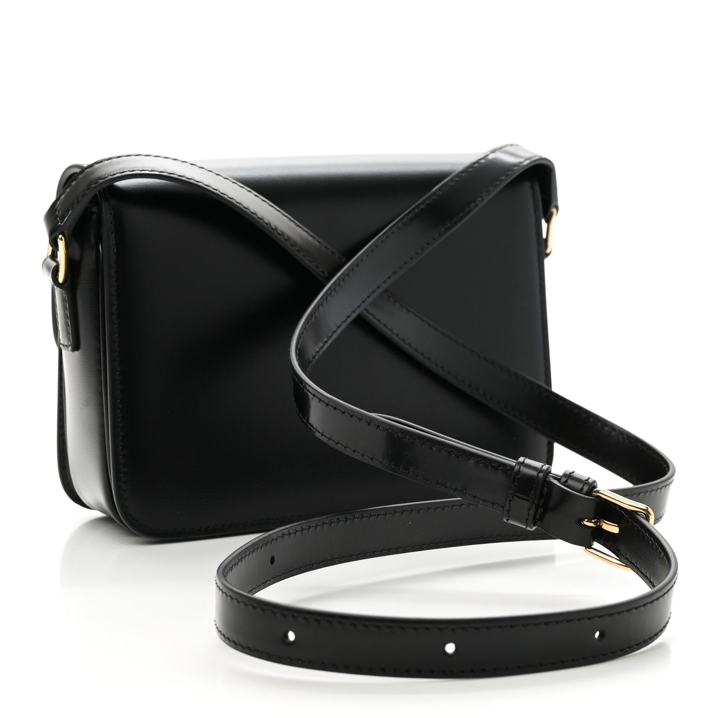 Shiny Calfskin Teen Triomphe Black