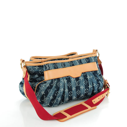 Louis Vuitton Denim Raye Porte Epaule MM 3 of 7