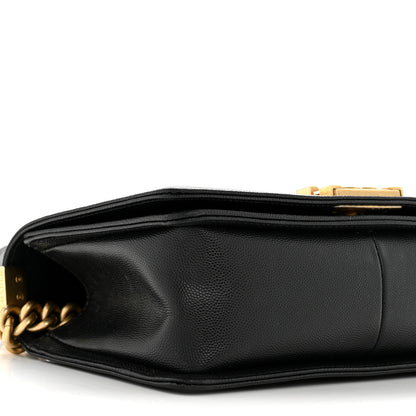 Chanel Caviar Quilted Medium Boy Flap Black 8 of 12