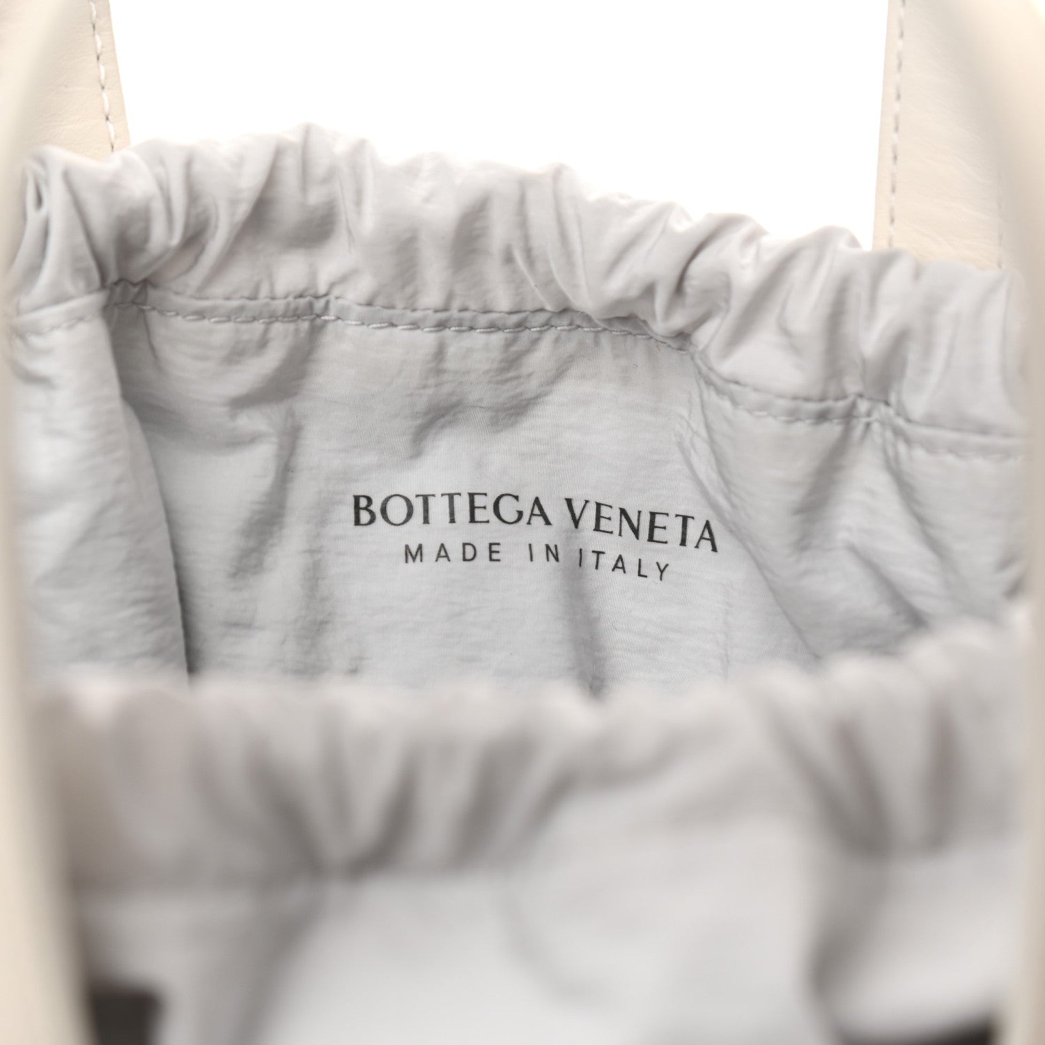 Bottega Veneta French Calfskin Small Shell White Frost 7 of 11