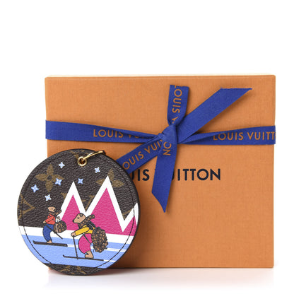 Louis Vuitton Monogram 2018 Christmas Animation Bears Bag Charm Key Ring 5 of 5