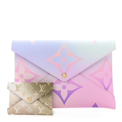 Louis Vuitton Monogram Giant Spring In The City Kirigami Pochette Set Sunrise Pastel Sunset Kaki 1 of 9