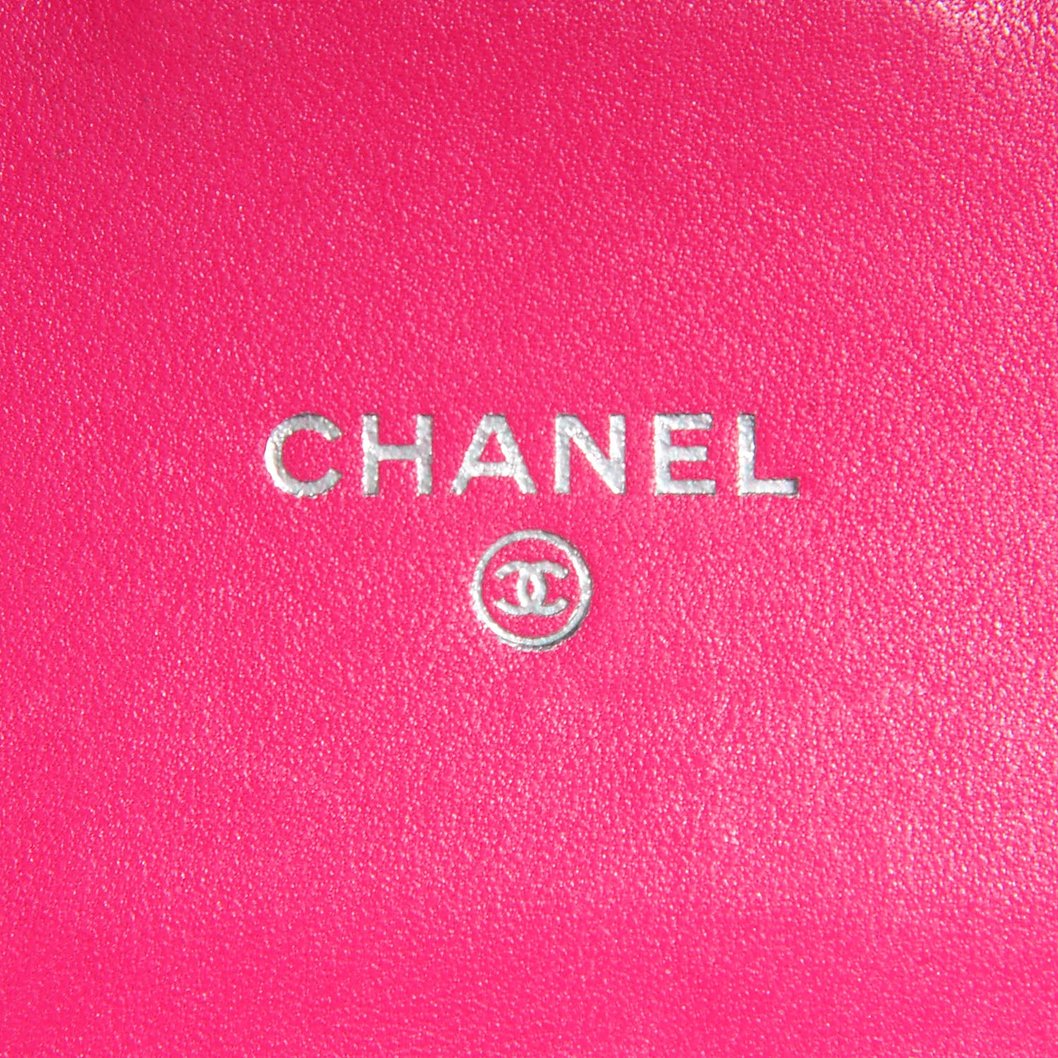 Chanel Lambskin Quilted Small Flap Wallet Dark Pink 6 of 10