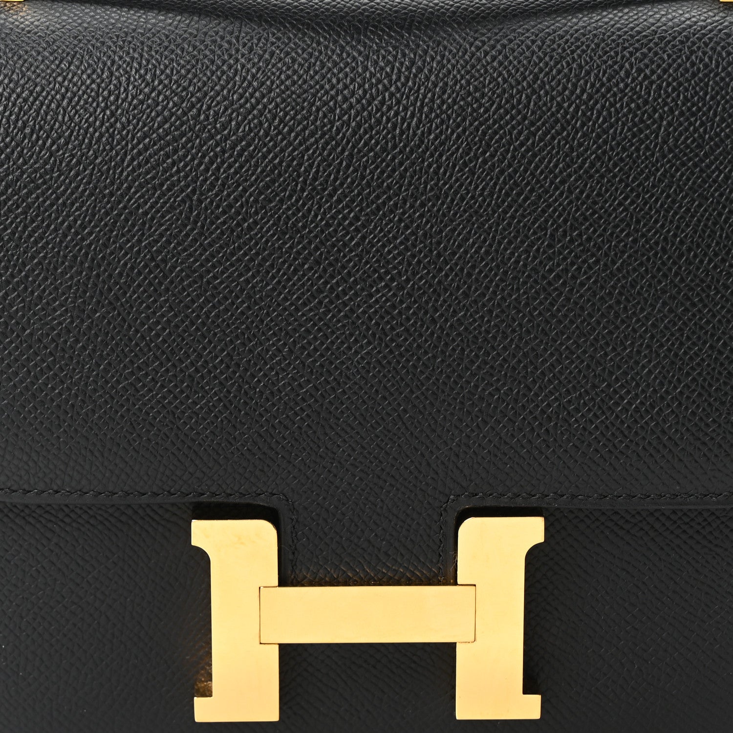 Hermes Epsom Constance 18 Black 9 of 11