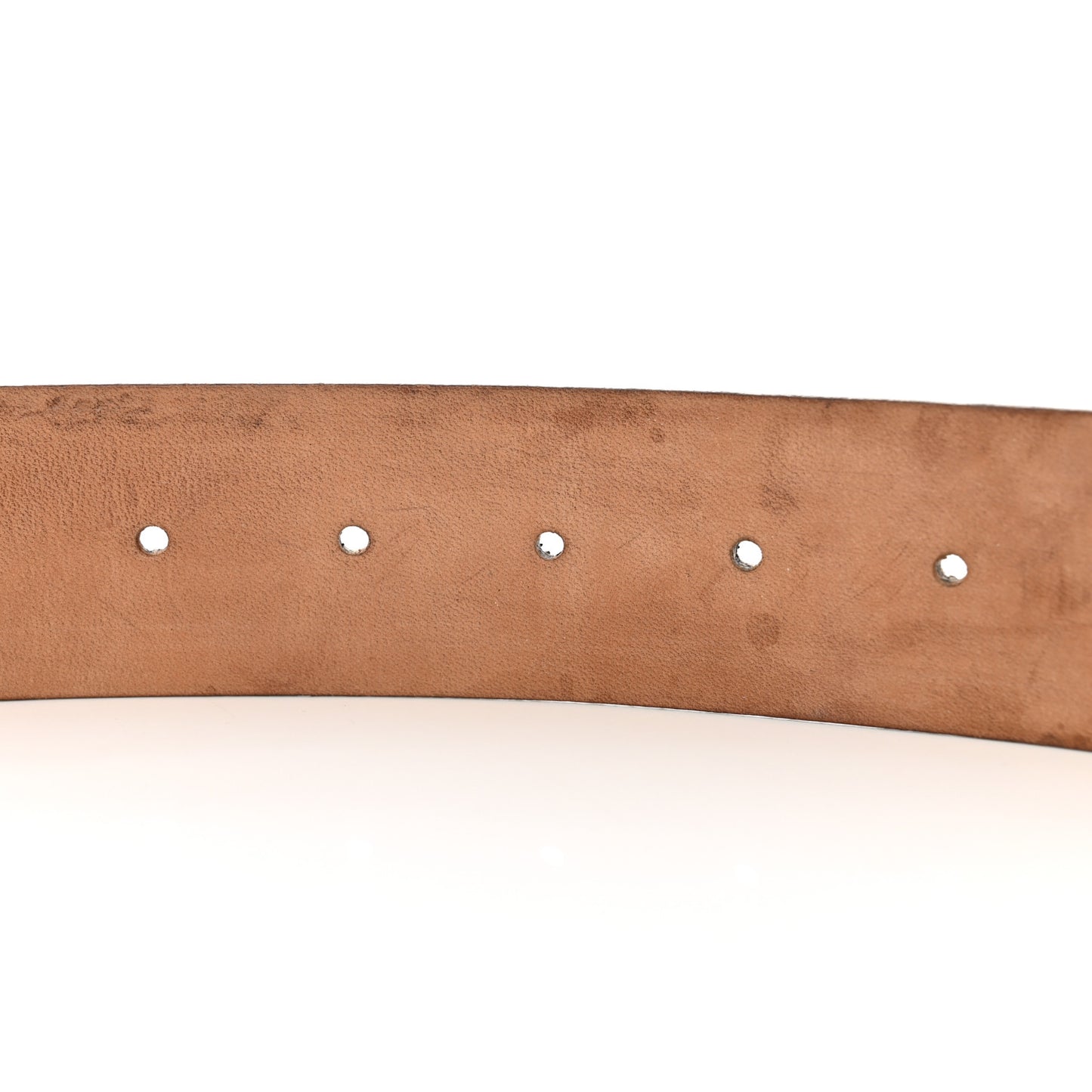 GG Supreme Monogram Calfskin Double G 40mm Belt 70 28 Off White