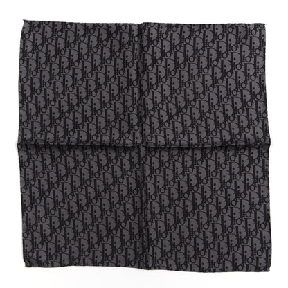 Christian Dior Silk Monogram Pocket Squares Set of 3 Black 2 of 7