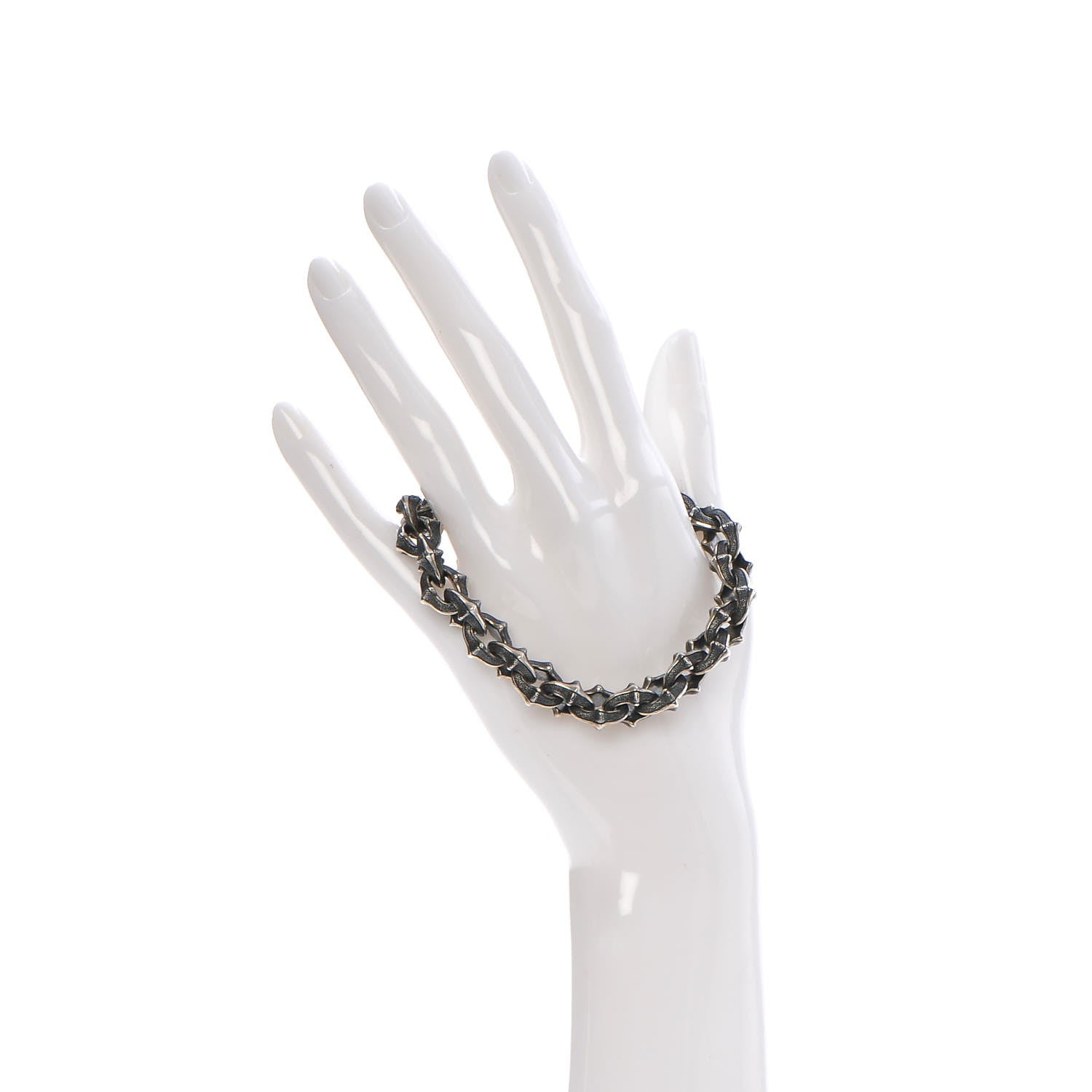 David Yurman Sterling Silver Armory Small Link Bracelet 2 of 5