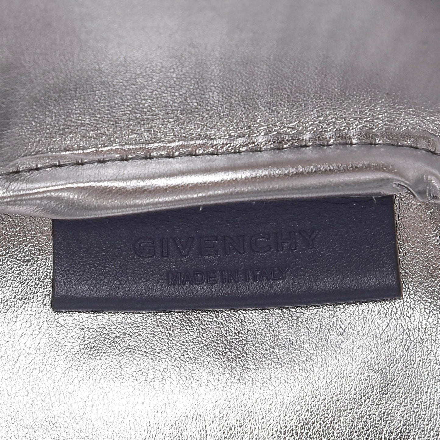 Calfskin Large Antigona Tote Night Blue Silver