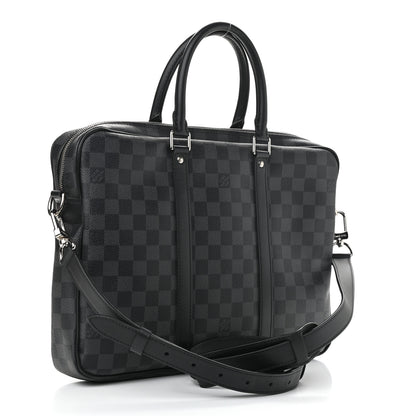 Louis Vuitton Damier Graphite Porte Documents Voyage PM 2 of 8