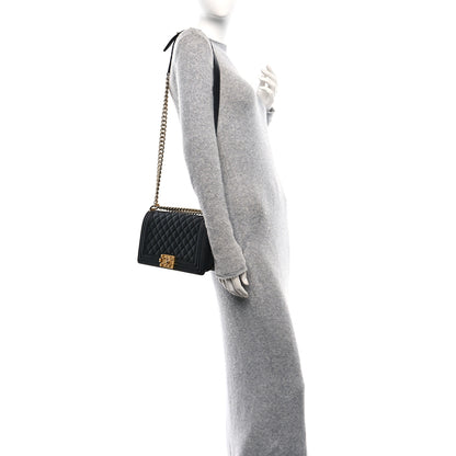 Chanel Lambskin Quilted Medium Boy Flap Black 2 of 11