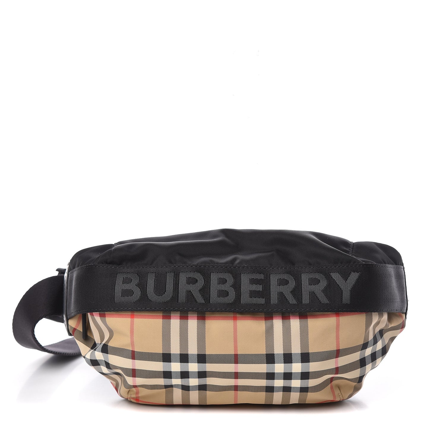 Nylon Vintage Check Sonny Bum Bag Archive Beige Black