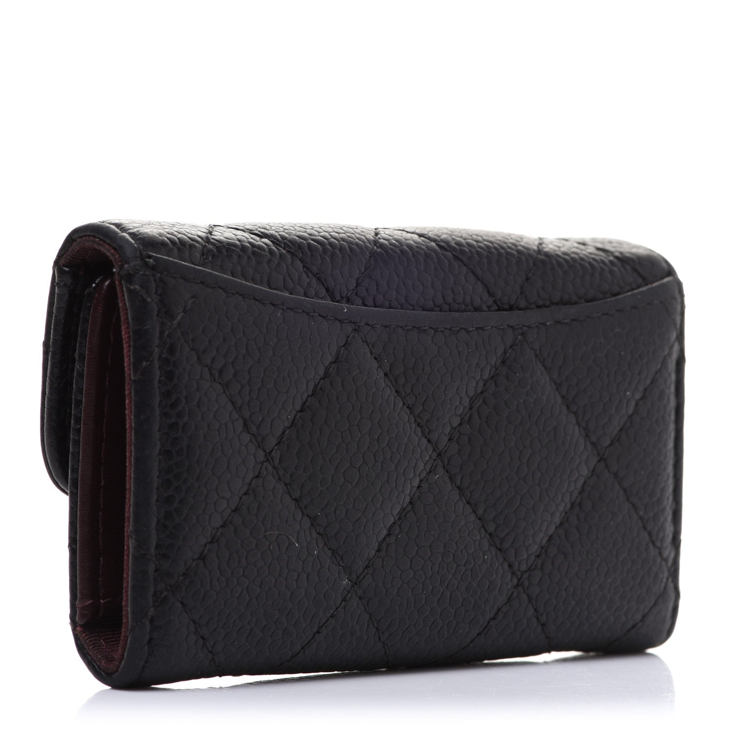 Chanel Caviar Quilted 6 Key Holder Black 3 of 16