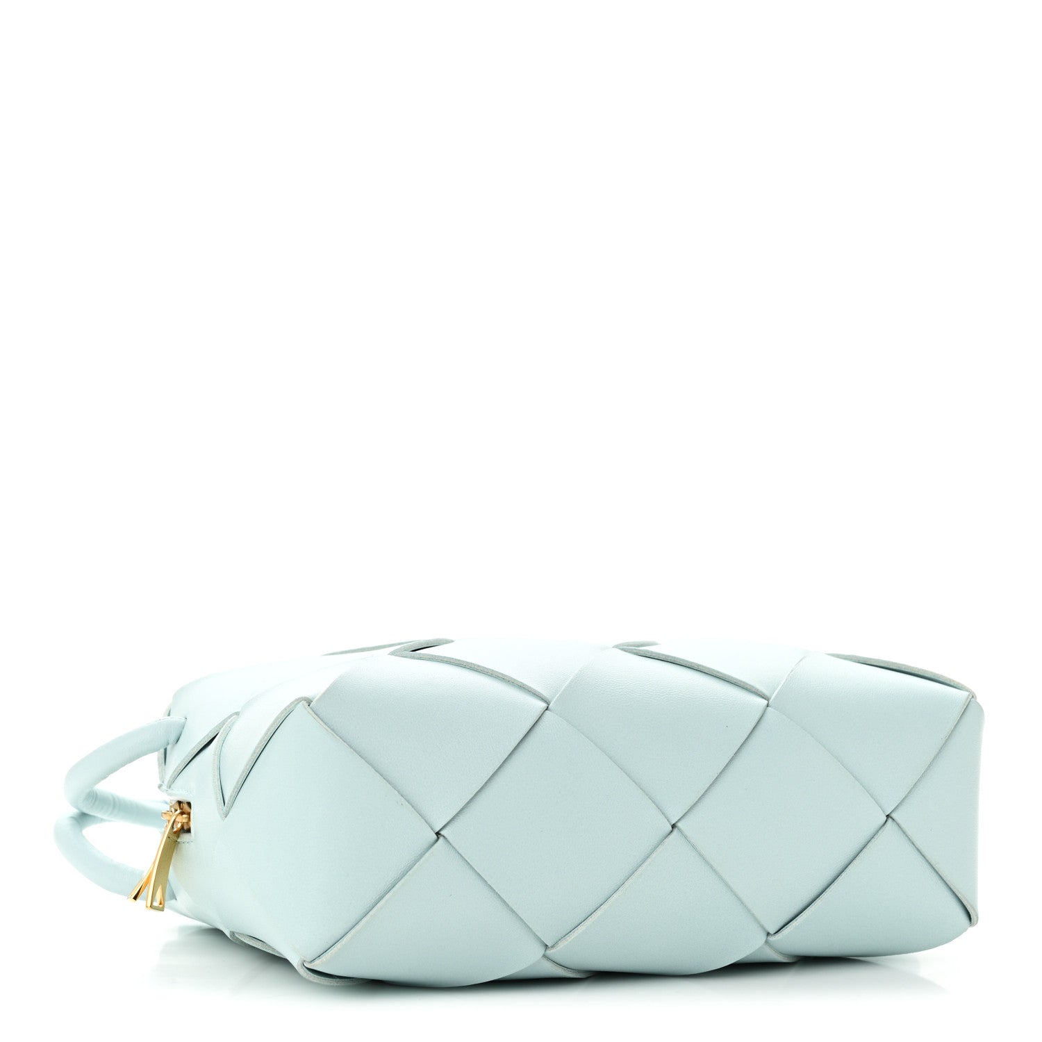 Bottega Veneta Maxi Intreccio Small Cassette Camera Bag Teal Washed 4 of 9