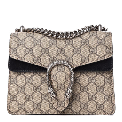 Gucci GG Supreme Monogram Mini Dionysus Shoulder Bag Black 1 of 13