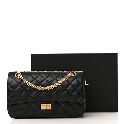 Chanel Aged Calfskin Quilted 2.55 Reissue 225 Flap Black 13 of 13