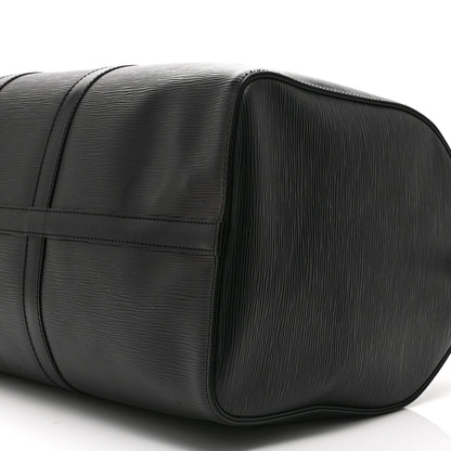 Louis Vuitton Epi Keepall 50 Black 9 of 11