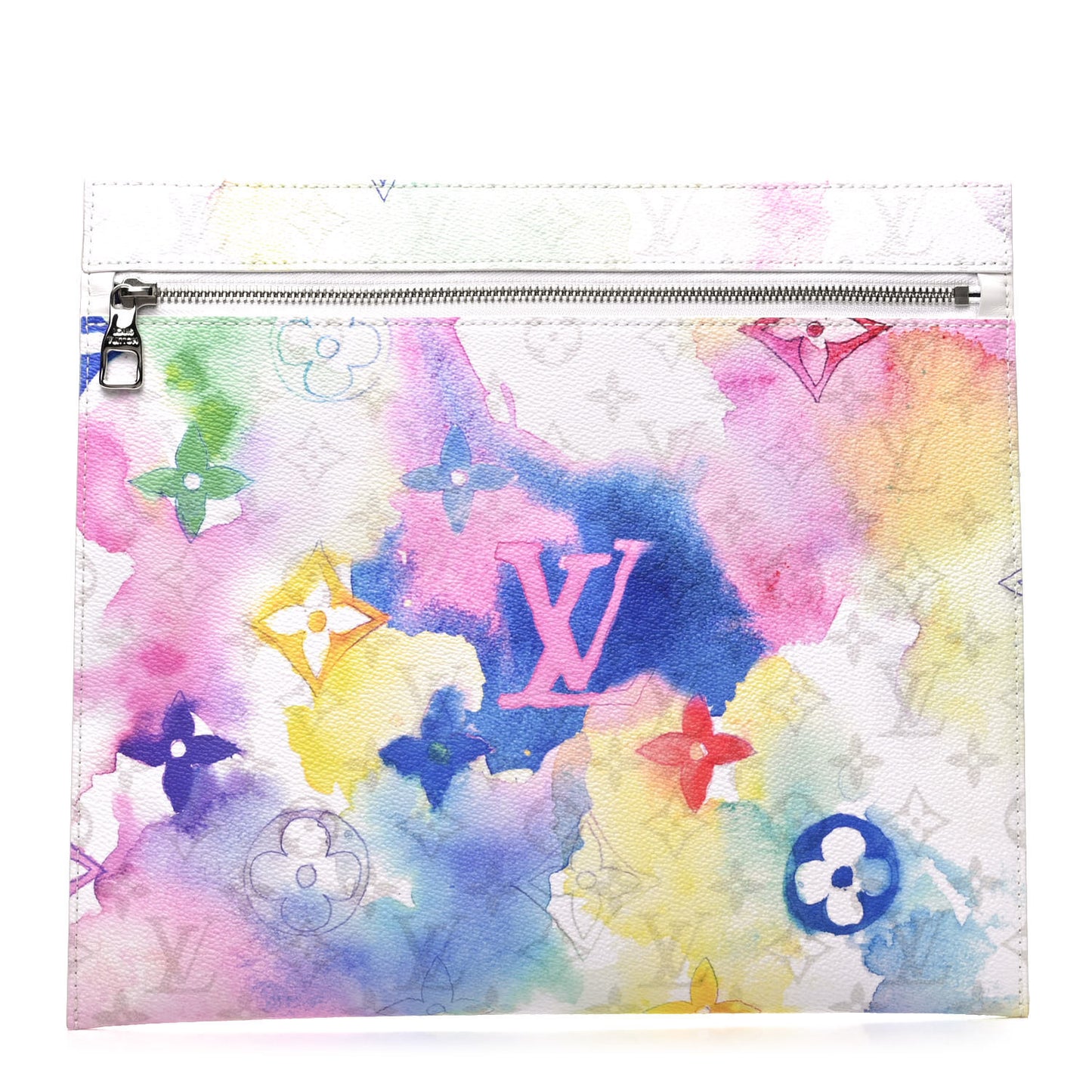 Monogram Watercolor New Tote Pochette Multicolor