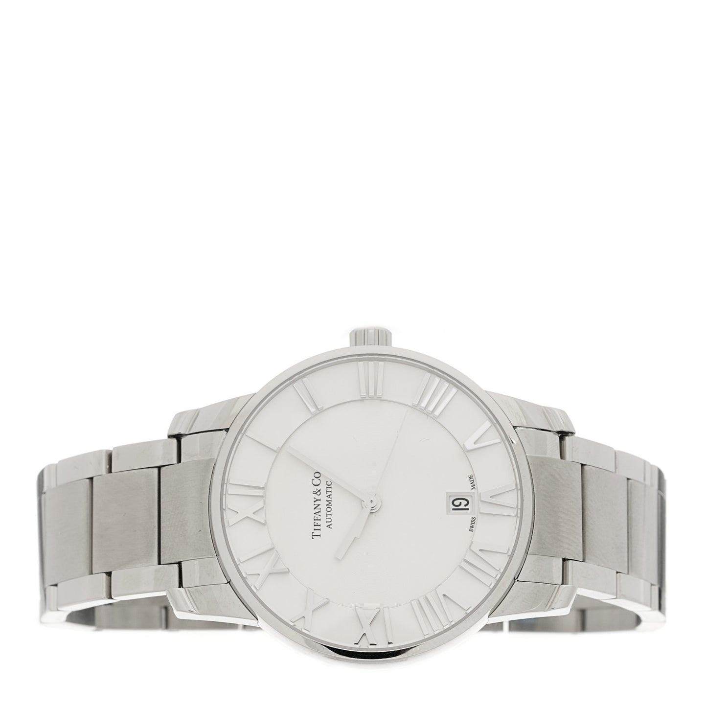 Stainless Steel 37mm Atlas 3-Hand Automatic Watch