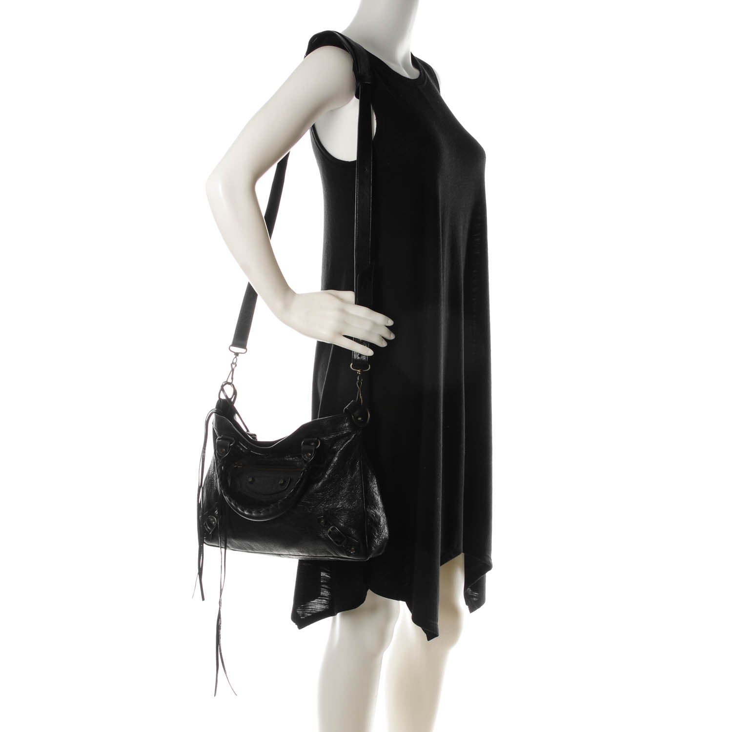 Balenciaga Agneau Classic Hardware Town Black 2 of 7