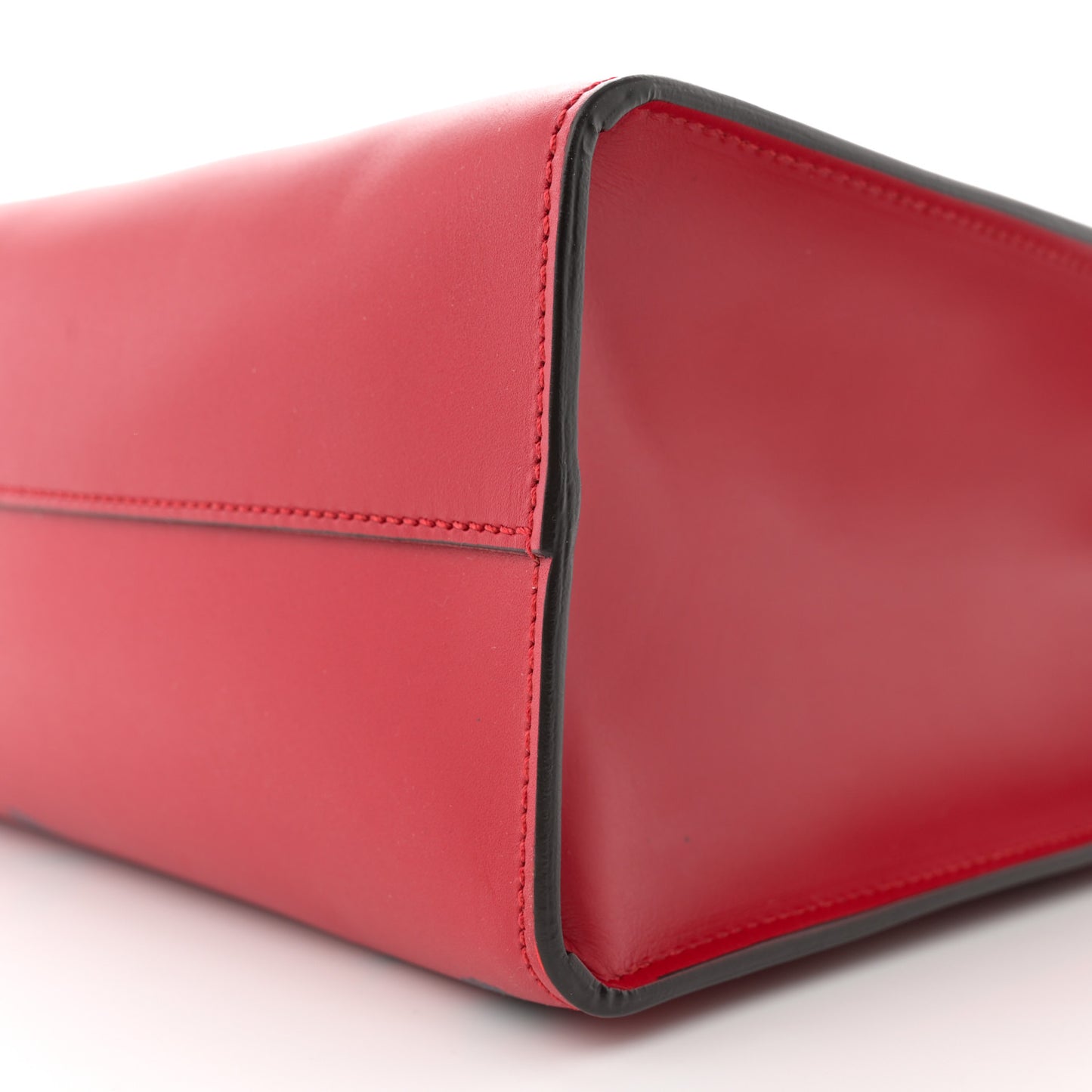 Calfskin GucciGhost Real Medium XL Tote Hibiscus Red