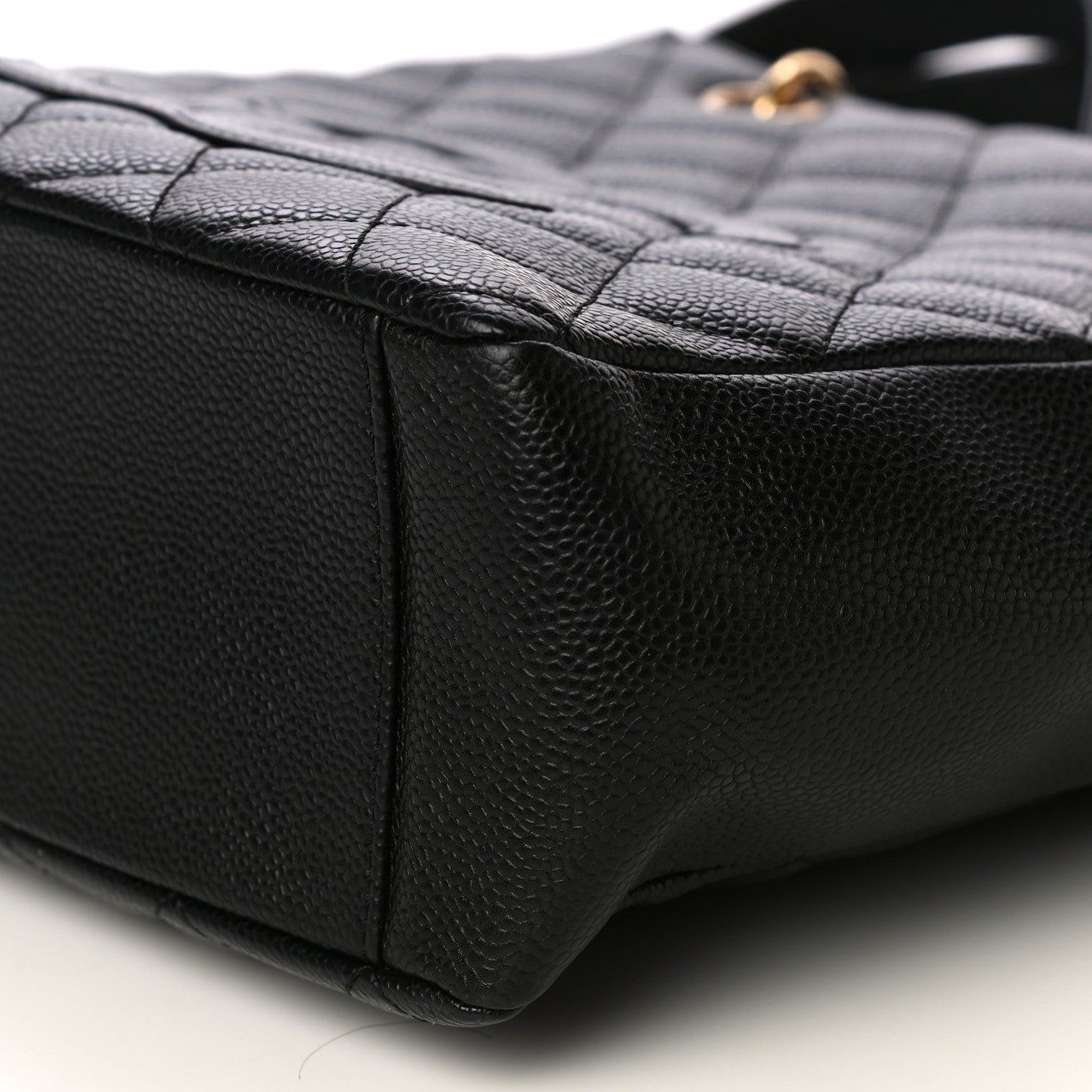 Chanel Caviar Quilted Petit Shopping Tote PST Black 10 of 19