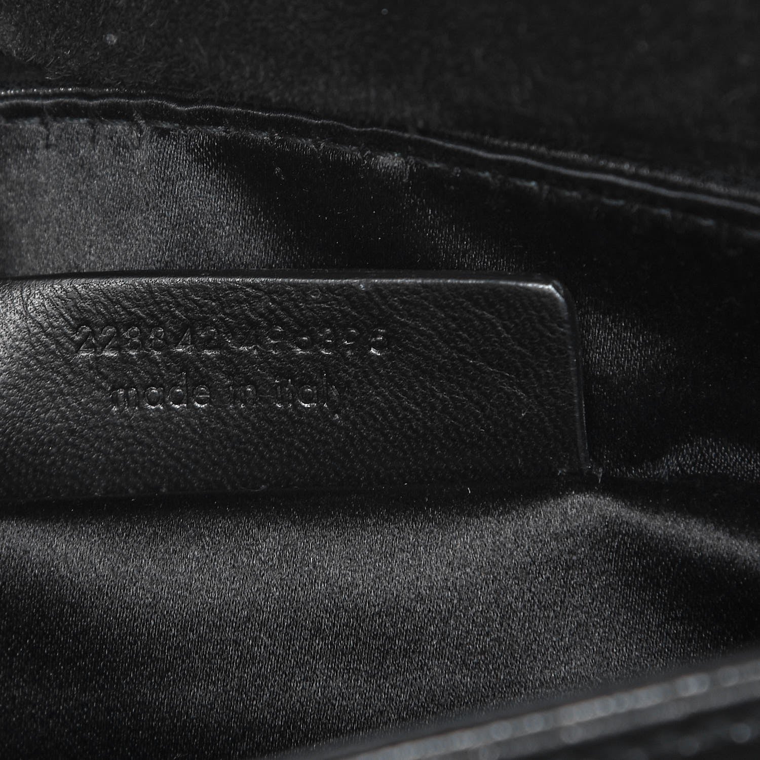 Saint Laurent Sheepskin Rive Gauche Hobo Black 7 of 10