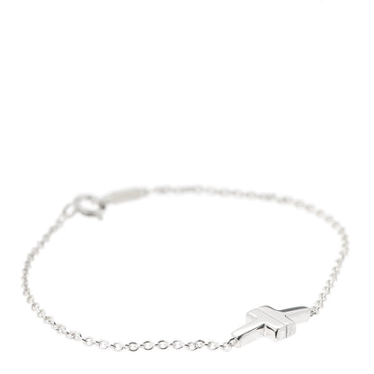 Tiffany Sterling Silver T Two Single Chain Bracelet 1 of 6