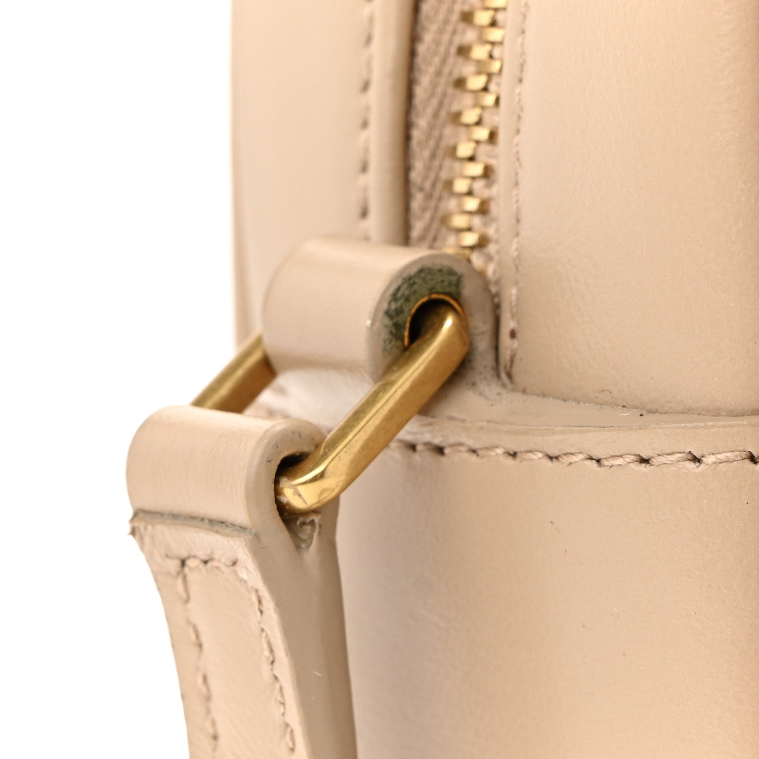 Saint Laurent Calfskin Matelasse Monogram Lou Camera Bag Dark Beige 12 of 12