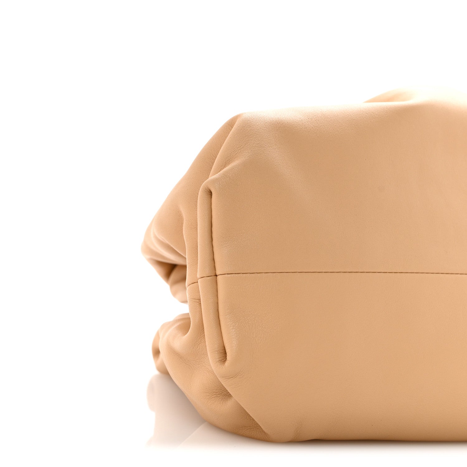 Bottega Veneta Smooth Butter Calf The Pouch Oversized Clutch Biscotto 9 of 10