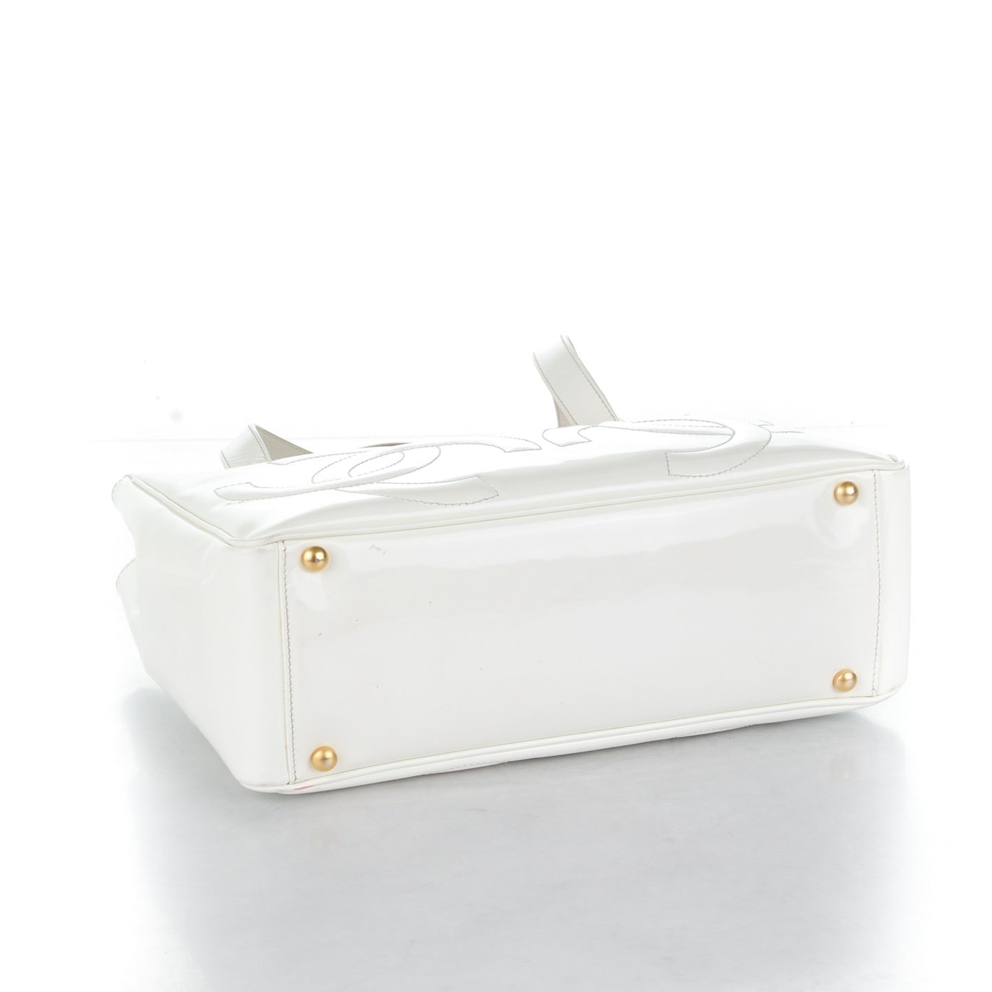 Patent CC Tote White