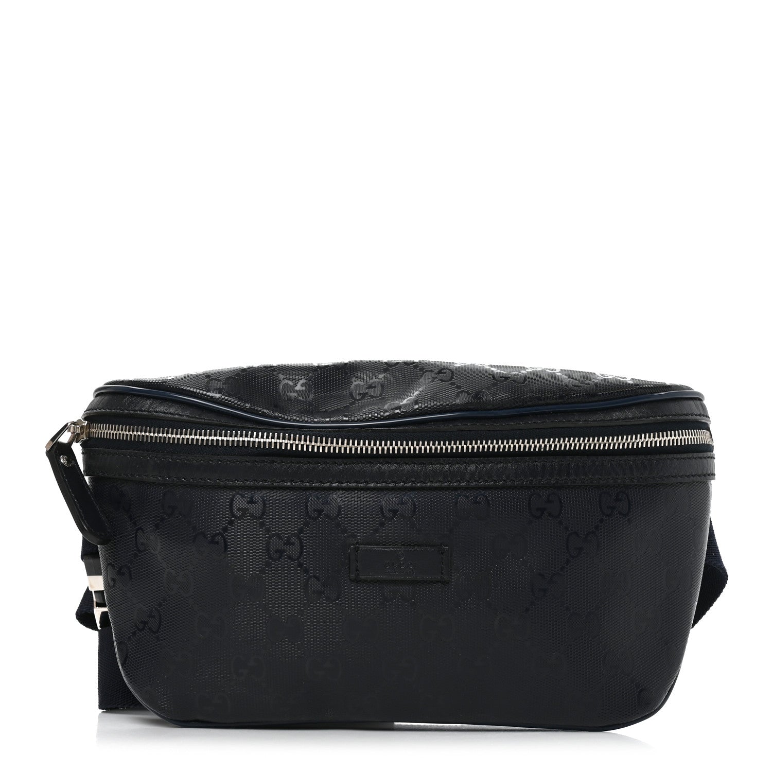 Gucci Imprime Monogram Belt Bag Navy 1 of 10
