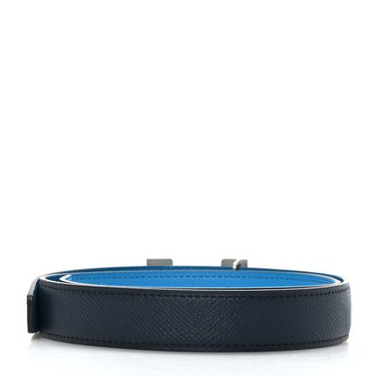 Hermes Epsom Swift 24mm Mini Constance H Belt 70 28 Bleu Indigo Bleu Frida 2 of 5