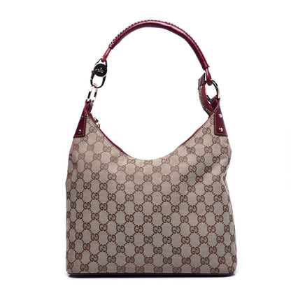 Gucci Monogram Shoulder Bag Red 1 of 13