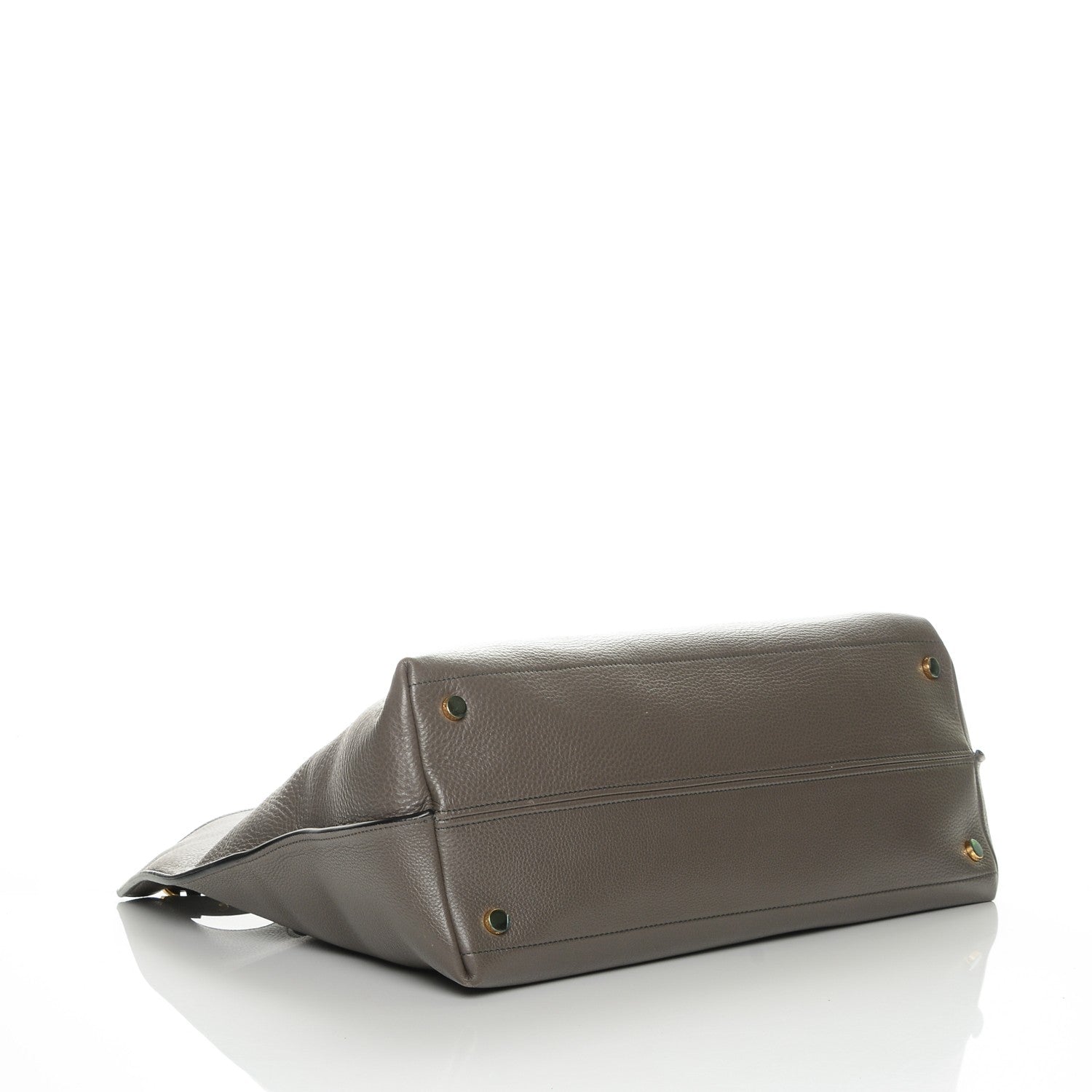 Tom Ford Grained Calfskin Alix Padlock Zip Tote Graphite 4 of 7