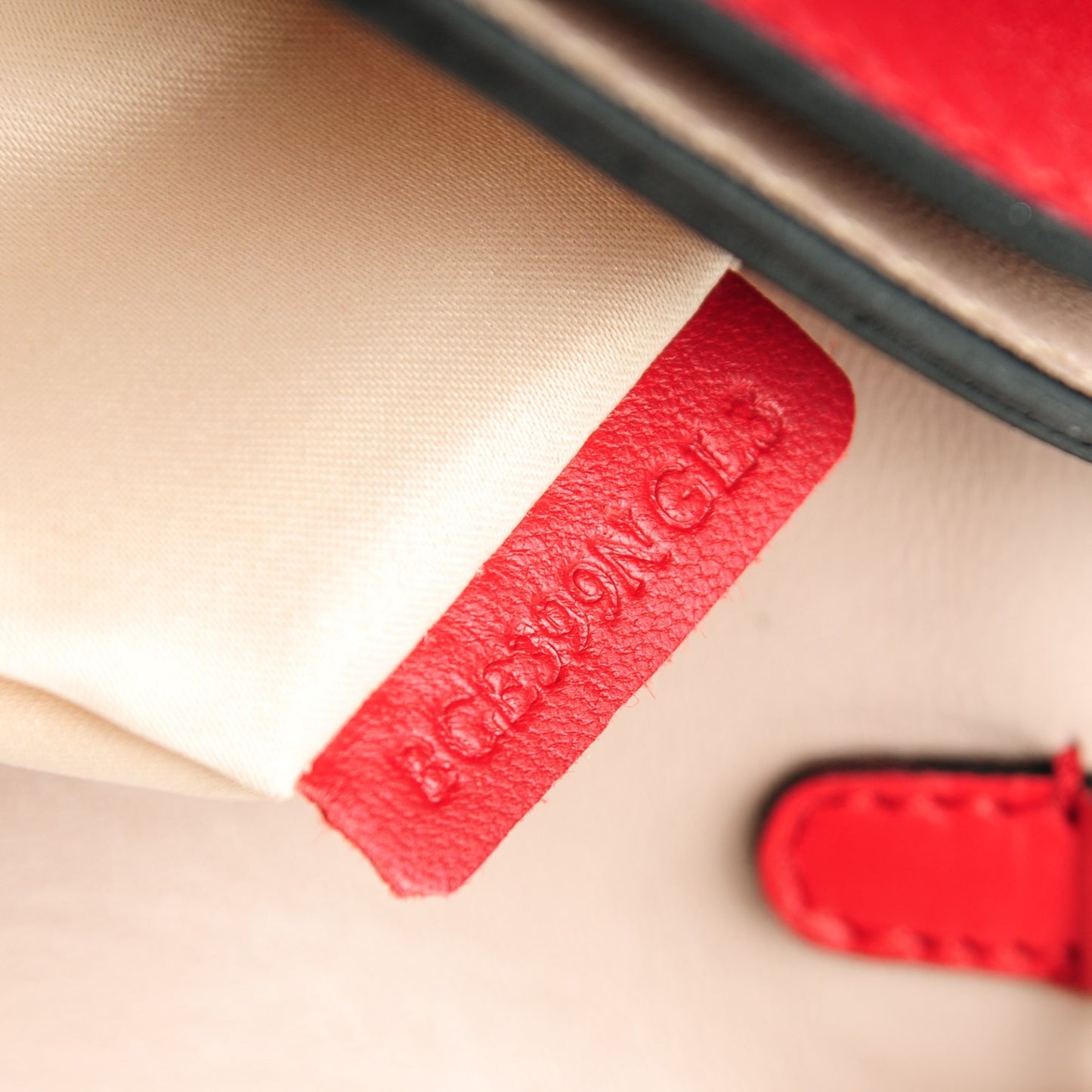 Nappa Rockstud Wristlet Clutch Rosso Valentino