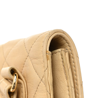 Chanel Lambskin Quilted Flap Waist Belt Bag 75 30 Beige 24 of 24
