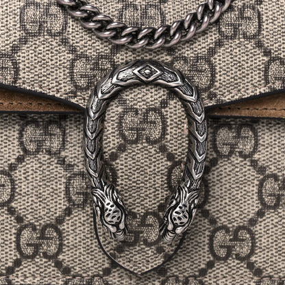 Gucci GG Supreme Monogram Super Mini Dionysus Shoulder Bag Taupe 7 of 12