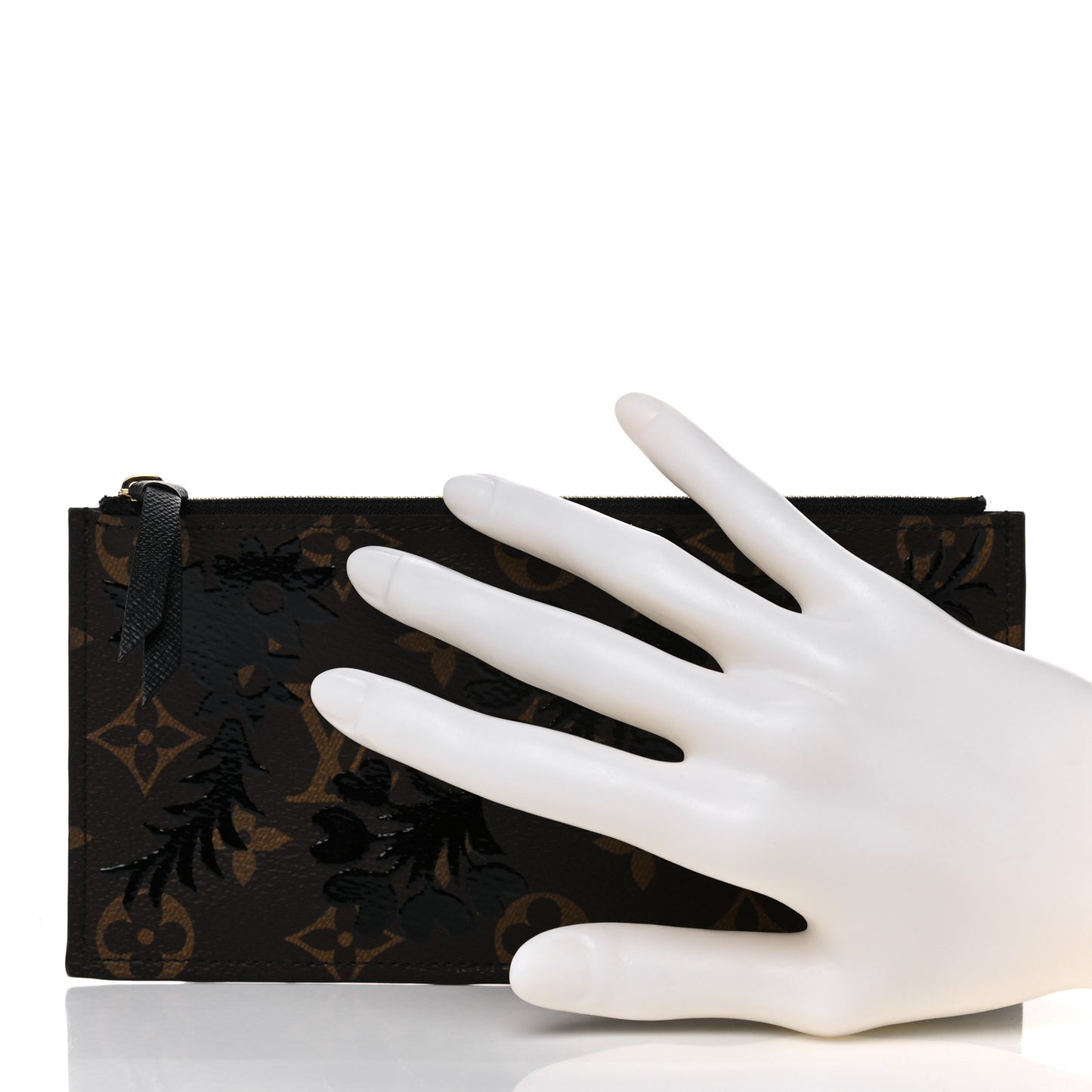 Monogram Blossom Felicie Chain Wallet Zippered Insert