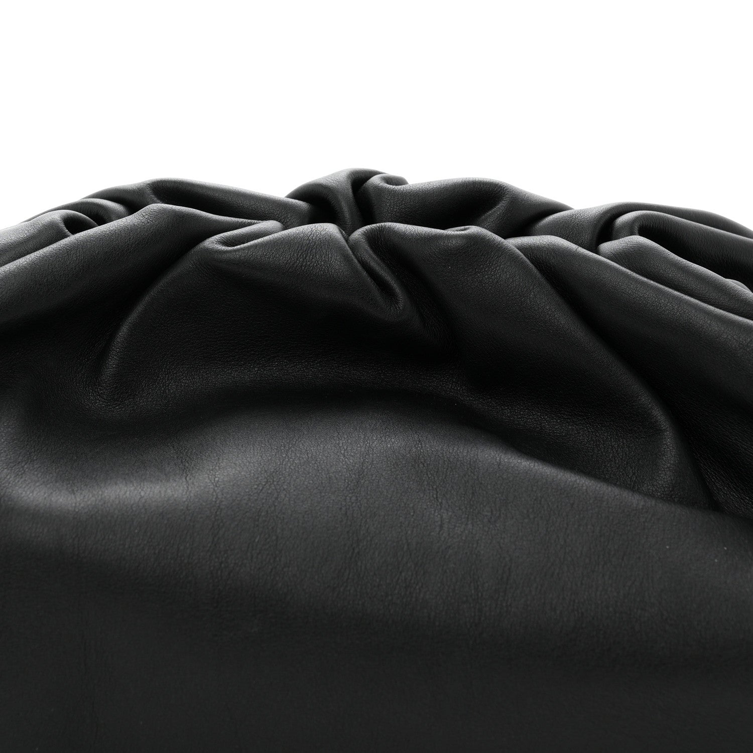 Bottega Veneta Smooth Butter Calf The Pouch Oversized Clutch Black 8 of 10