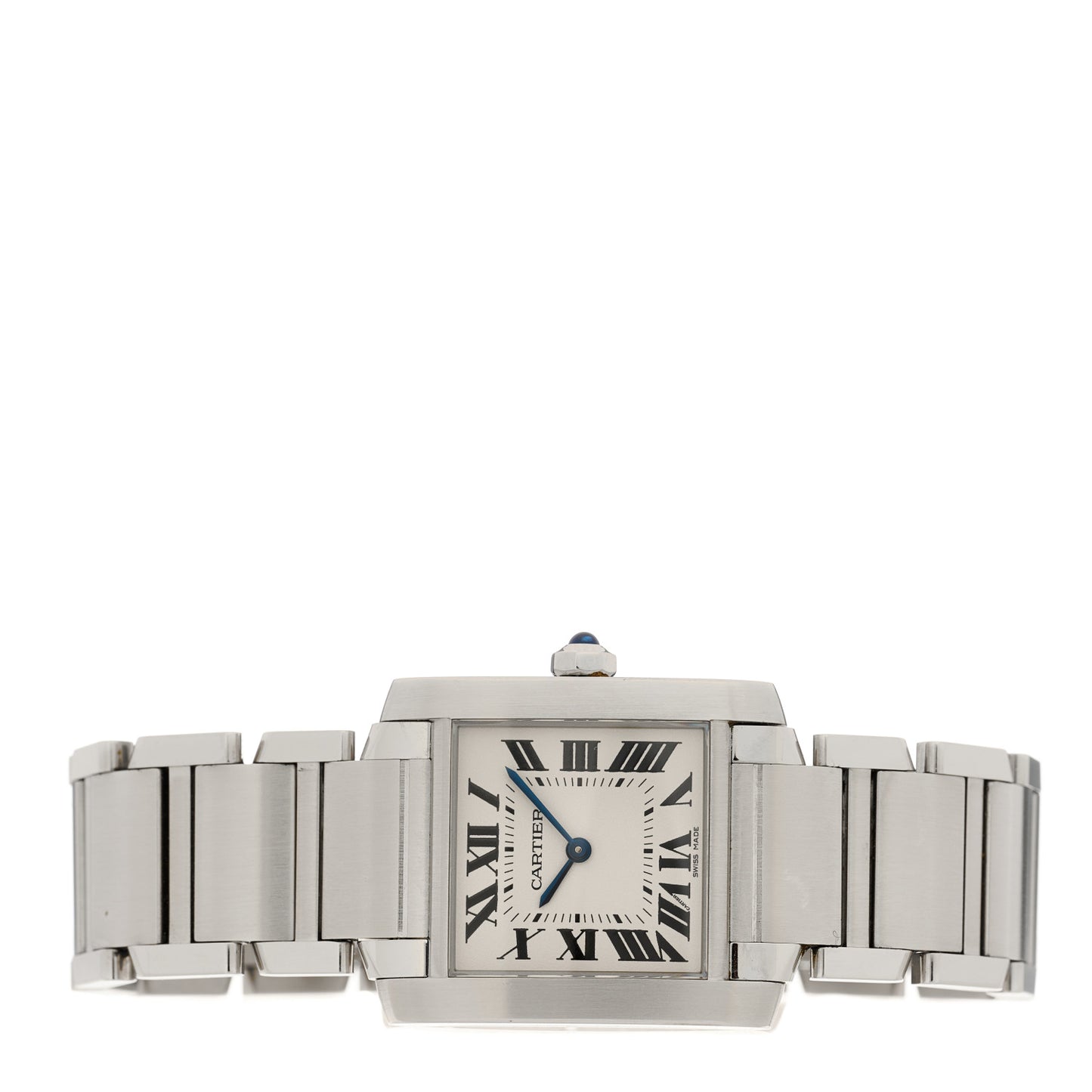 Stainless Steel 25mm Tank Francaise Quartz Watch