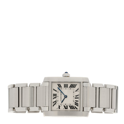 Cartier Stainless Steel 25mm Tank Francaise Quartz Watch 2 of 5