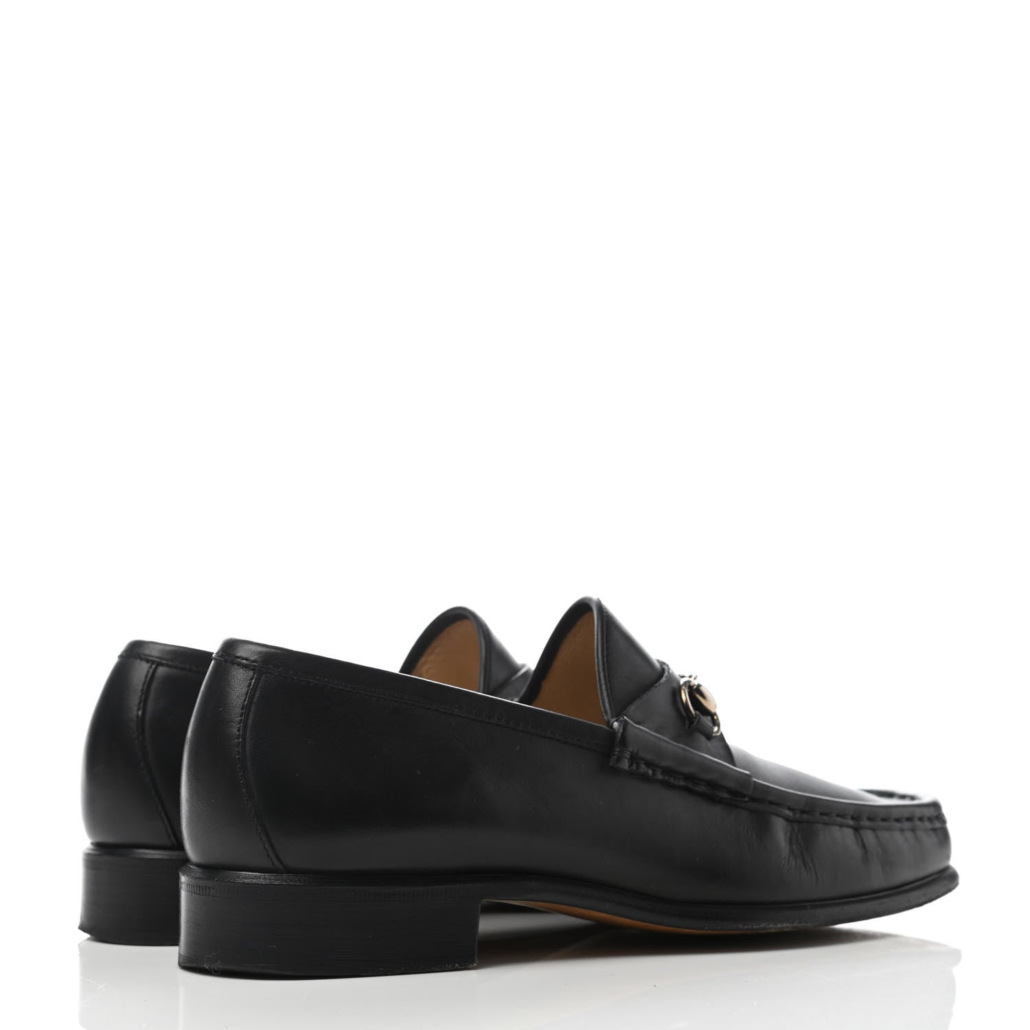 Gucci Calfskin Horsebit Loafers 38 Black 3 of 7