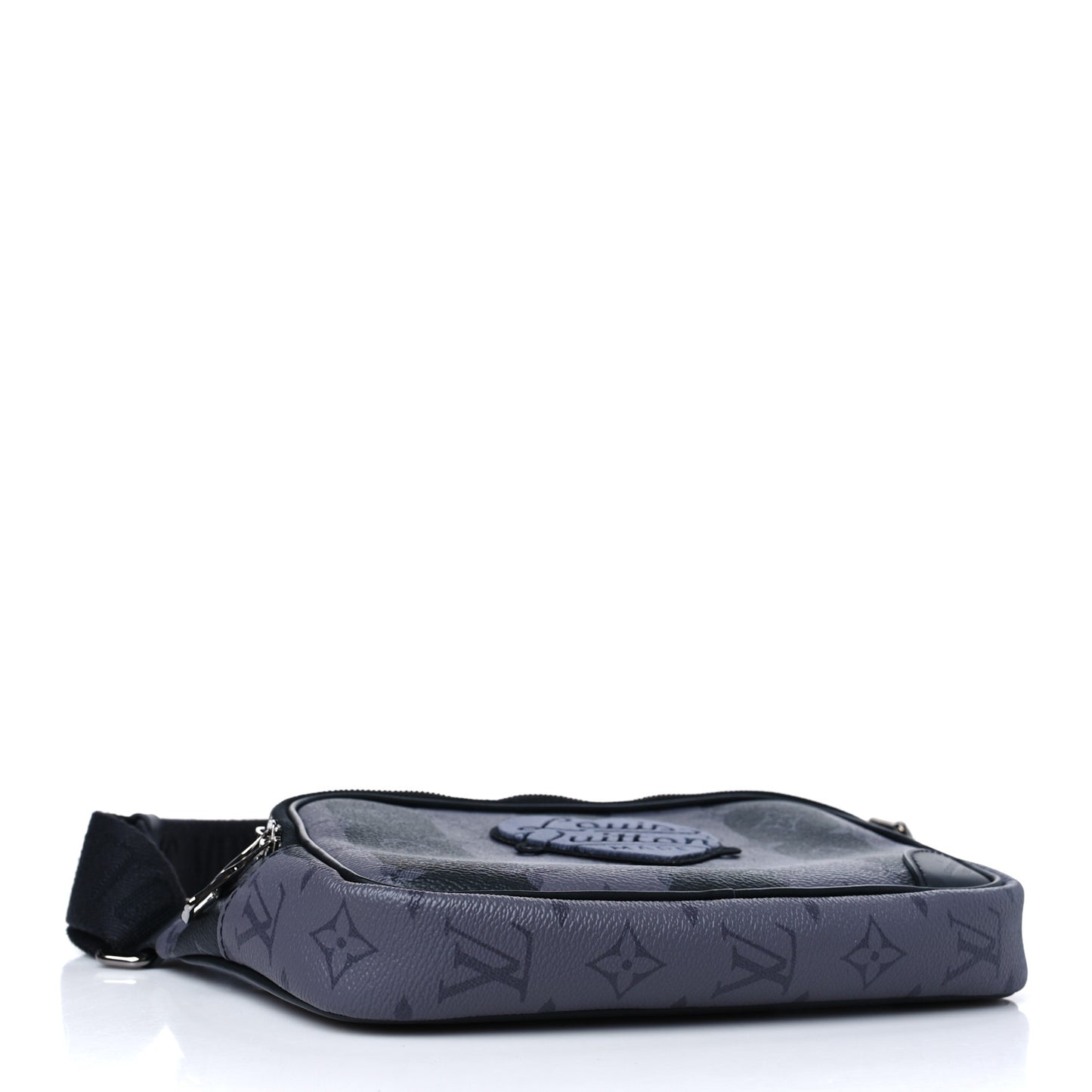 X NIGO Monogram Eclipse Stripes LV Heart Modular Sling Bag