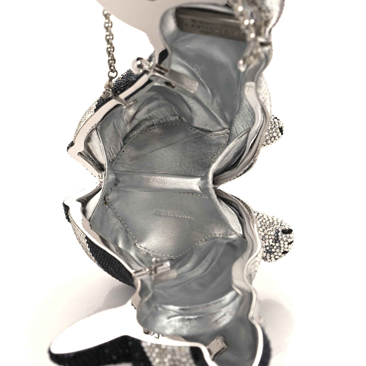 Crystal French Bulldog Fred Minaudiere Clutch