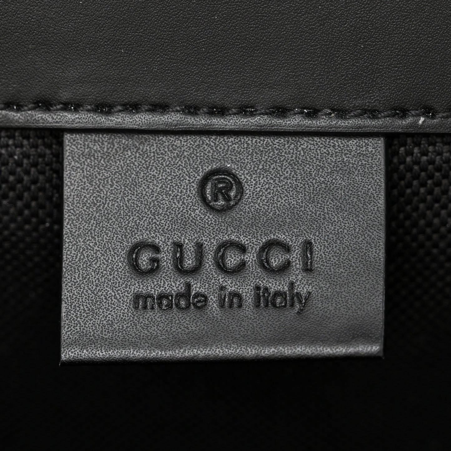 Soft GG Supreme Monogram Calfskin Web Double Buckle Backpack Black