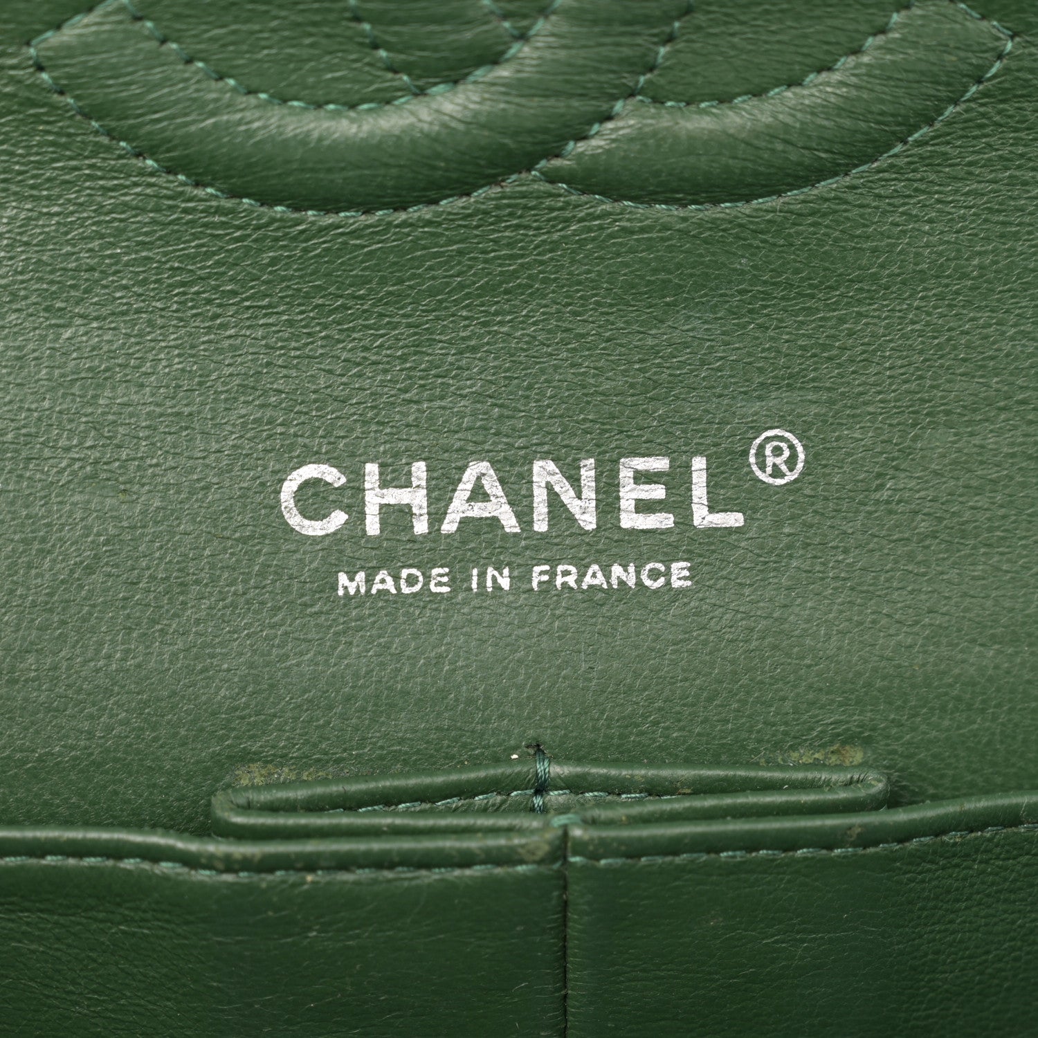 Chanel Patent Calfskin Quilted Medium Double Flap Green 6 of 12
