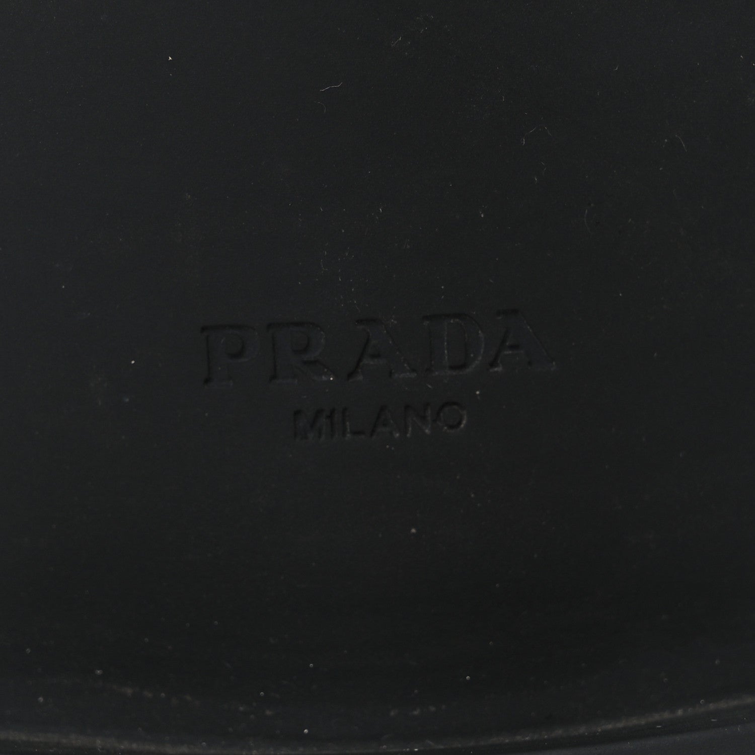 Prada Spazzolato Metal Triangle Logo 50mm Loafers 38.5 Black 9 of 10