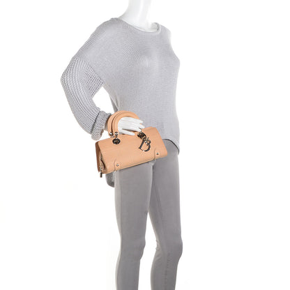 Christian Dior Calfskin Cannage Stitched Small Lady Dior East West Beige 2 of 8